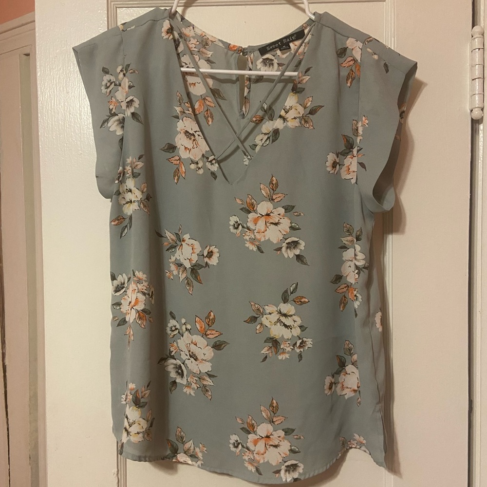 Flower Print Shirt
